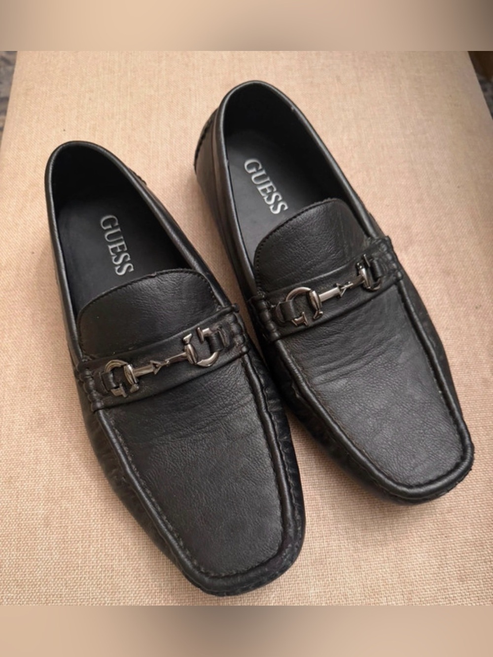 Men’s Guess Black Dress Loafers - 10.5